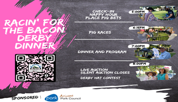 Join us for the  Racin’ for the Bacon Derby Dinner!
