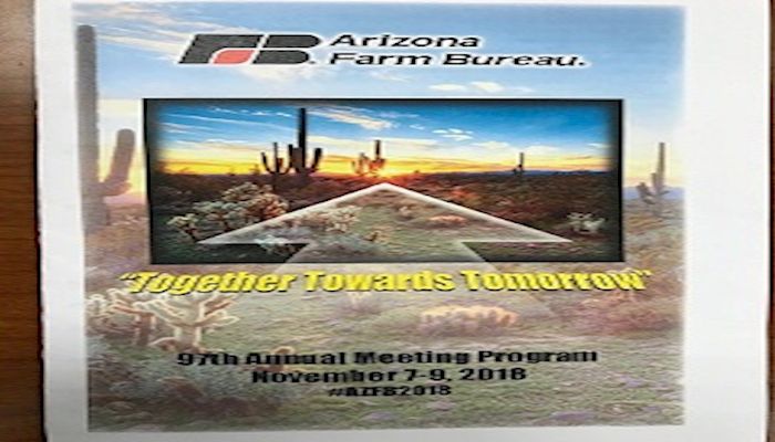 Arizona Farm Bureau 97th Annual Meeting Program