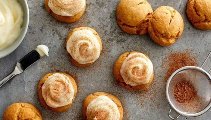 Get in the Fall Spirit Making Pumpkin Cake Cookies!