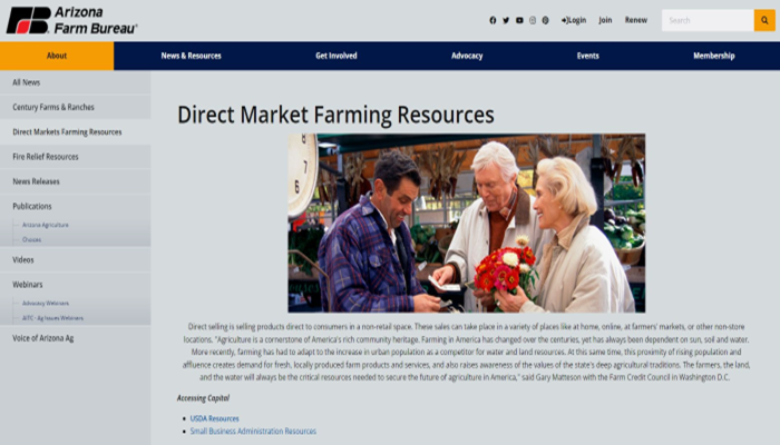 New Resource on azfb.org: Direct Market Farming Resources