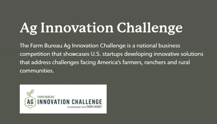 AFBF and Farm Credit Now Accepting Applications for the 2027 Ag Innovation Challenge