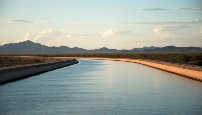 Central Arizona Project canal near Milepost 13