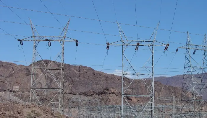 Lake Mead electric transmission lines